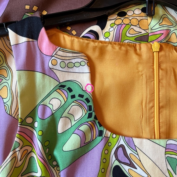 David Meister Mod Print Sheath Dress Size 4 EUC - Picture 11 of 11